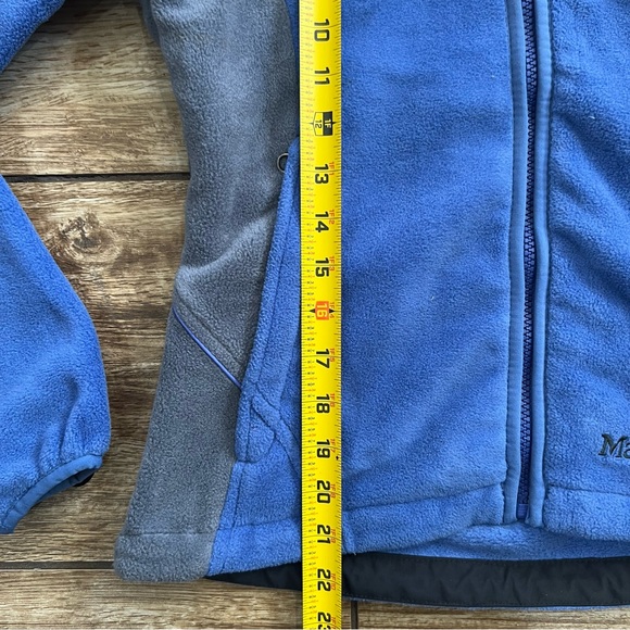 Marmot Full Zip Up Fleece Jacket Size XS Blue - Picture 13 of 15